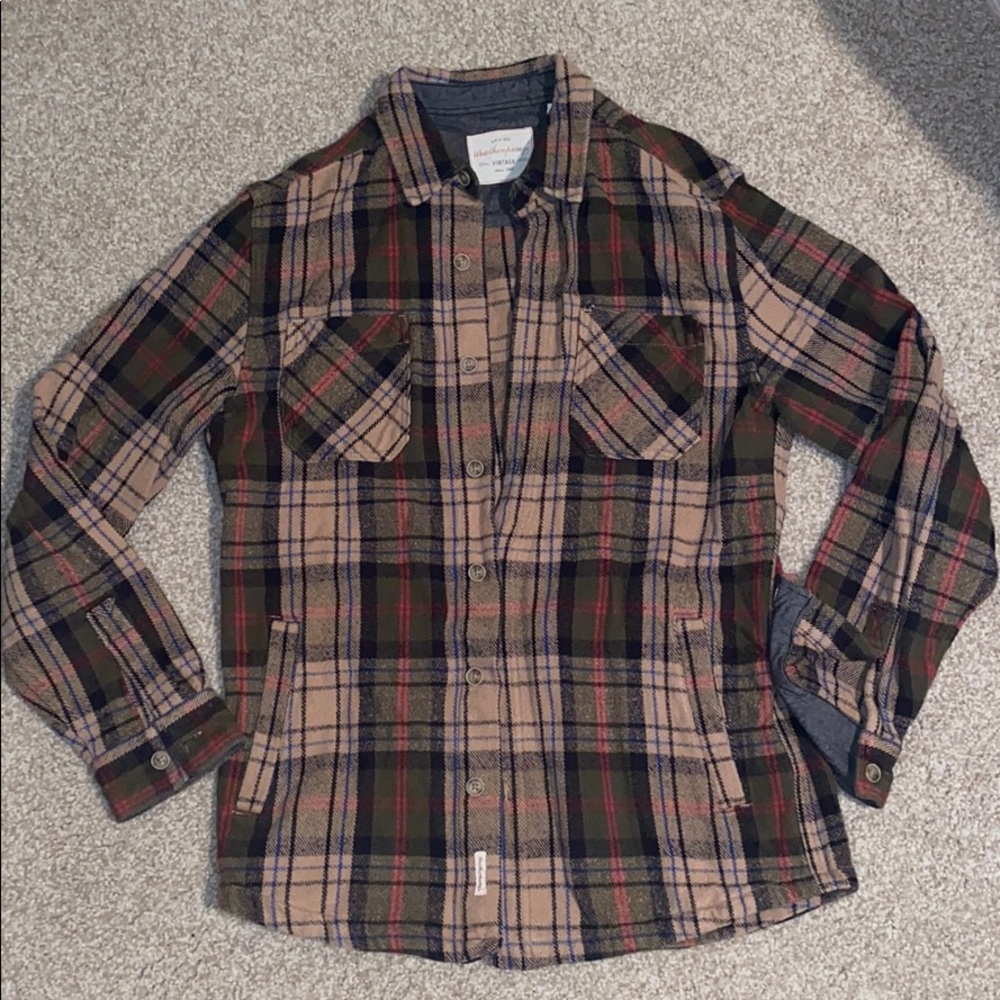 Plaid Button Down Men’s Medium